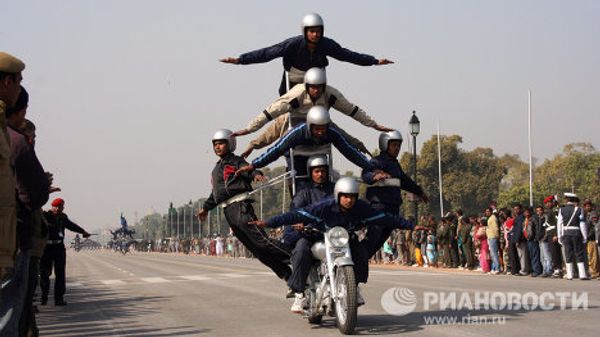 Rehearsals for Republic Day parade in India - Sputnik International
