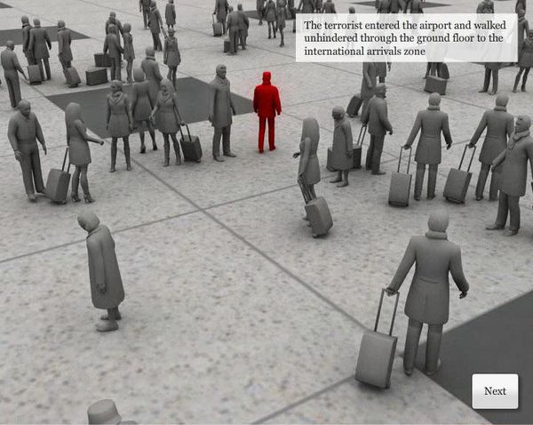 Domodedovo Airport terrorist attack: 3D-reconstruction - Sputnik International