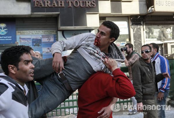 Journalists attacked amid clashes in Cairo - Sputnik International