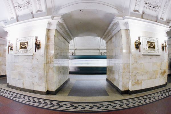 Moscow's Oktyabrskaya metro station - Sputnik International