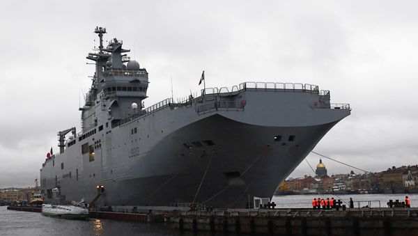 Mistral-class helicopter carrier - Sputnik International
