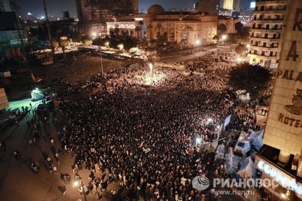 New wave of protests in Cairo  - Sputnik International