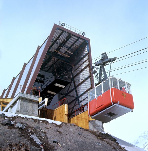 A cableway on Mount Elbrus - Sputnik International