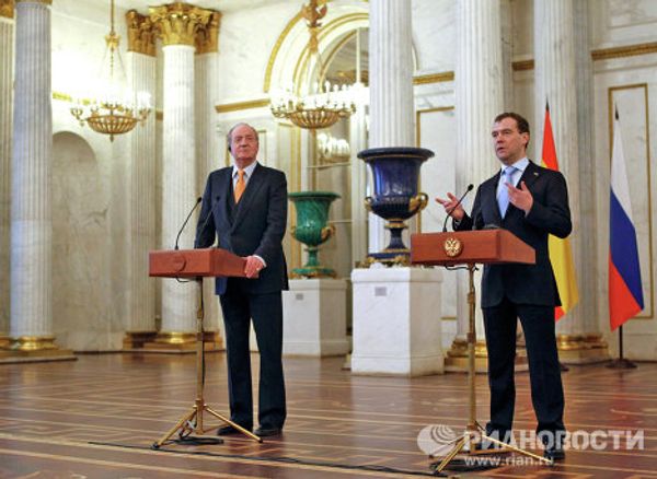 Russian first couple and Spanish royal couple visit St. Petersburg museums - Sputnik International
