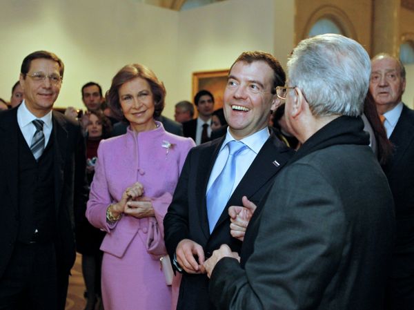 Russian first couple and Spanish royal couple visit St. Petersburg museums - Sputnik International