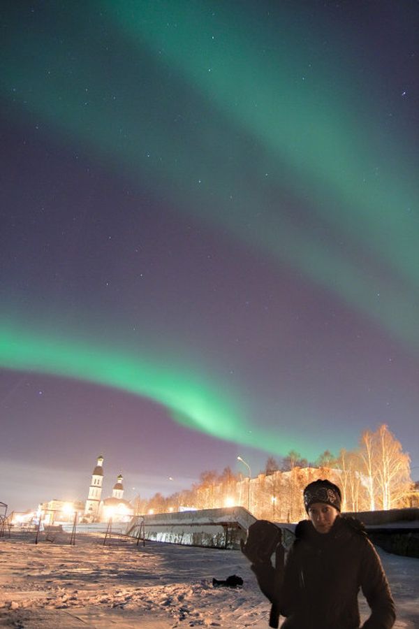 The Northern Lights paint the skies of Arkhangelsk - Sputnik International