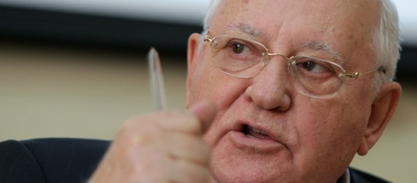 Mikhail Gorbachev during a press conference Mikhail Gorbachev during a press conference - Sputnik International