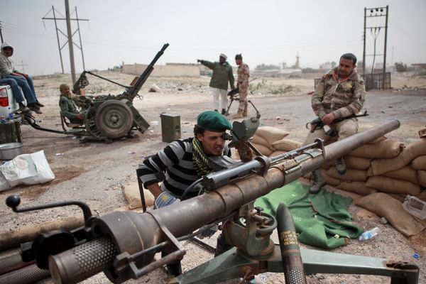 Libyan rebel fighters - Sputnik International