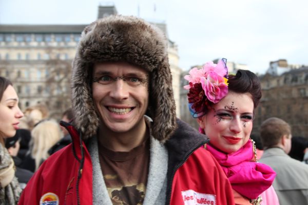 Russian annual pancake fair, Maslenitsa on Trafalgar Square - Sputnik International