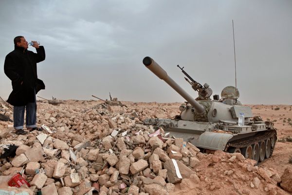 The unrest in Libya began on February 15, following the ouster of authoritarian regimes in Tunisia and Egypt. - Sputnik International