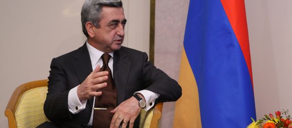 Armenian President Serzh Sargsyan Armenian President Serzh Sargsyan - Sputnik International