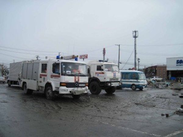 Sendai in ruins: Russian rescue team at work Sendai in ruins: Russian rescue team at work - Sputnik International
