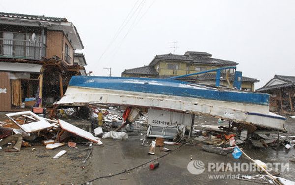 Sendai in ruins: Russian rescue team at work Sendai in ruins: Russian rescue team at work - Sputnik International