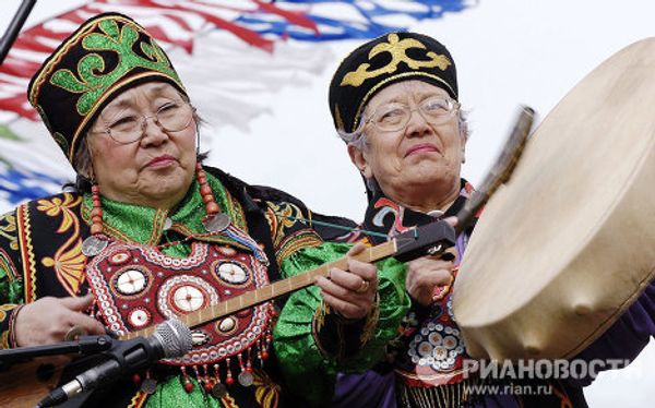 Khakas welcome spring during Chyl Pazy celebrations - Sputnik International