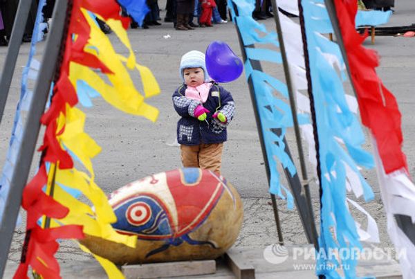 Khakas welcome spring during Chyl Pazy celebrations - Sputnik International