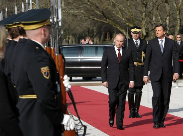 Slovenian Prime Minister Borut Pahor at a meeting with his Russian counterpart Vladimir Putin on Tuesday. Slovenian Prime Minister Borut Pahor at a meeting with his Russian counterpart Vladimir Putin on Tuesday. - Sputnik International
