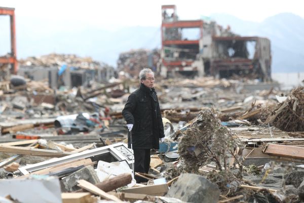 Houses destroyed by an earthquake near Fukushima - Sputnik International