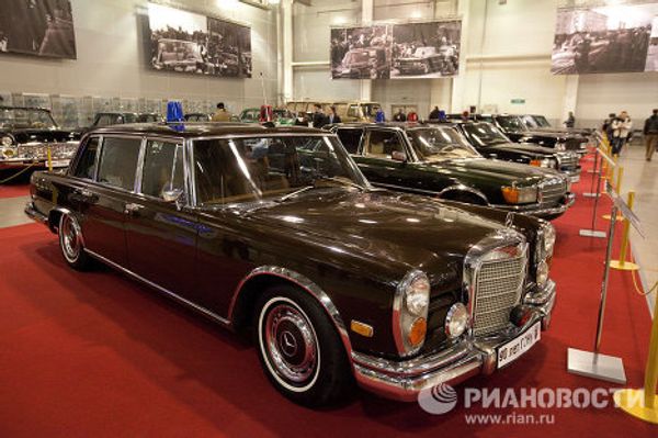 Cars used by Soviet and Russian leaders on display in Moscow Cars used by Soviet and Russian leaders on display in Moscow - Sputnik International