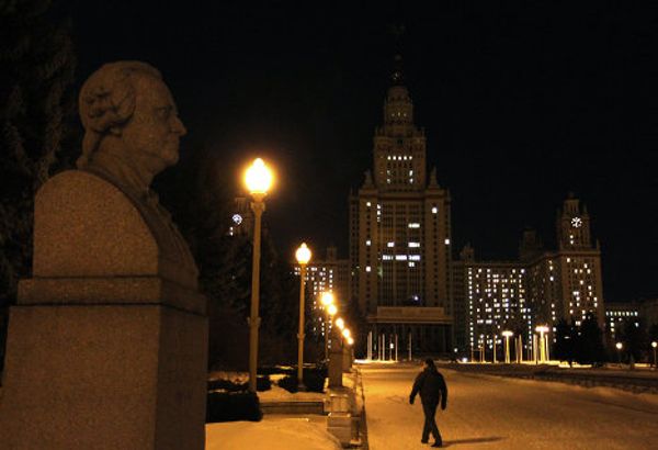 Earth Hour 2011 in Moscow Earth Hour 2011 in Moscow - Sputnik International