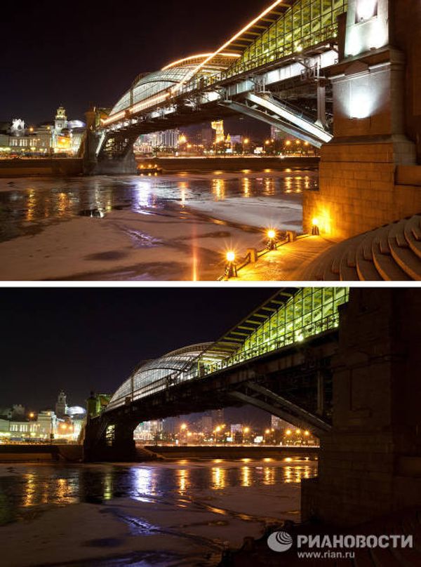 Earth Hour 2011 in Moscow Earth Hour 2011 in Moscow - Sputnik International