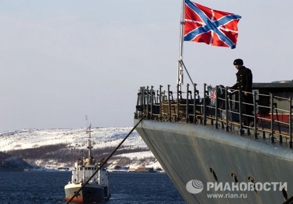 Russian Northern Fleet exercises in Barents Sea Russian Northern Fleet exercises in Barents Sea - Sputnik International