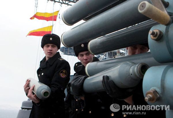 Russian Northern Fleet exercises in Barents Sea Russian Northern Fleet exercises in Barents Sea - Sputnik International