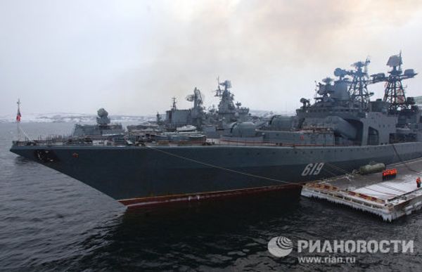 Russian Northern Fleet exercises in Barents Sea Russian Northern Fleet exercises in Barents Sea - Sputnik International