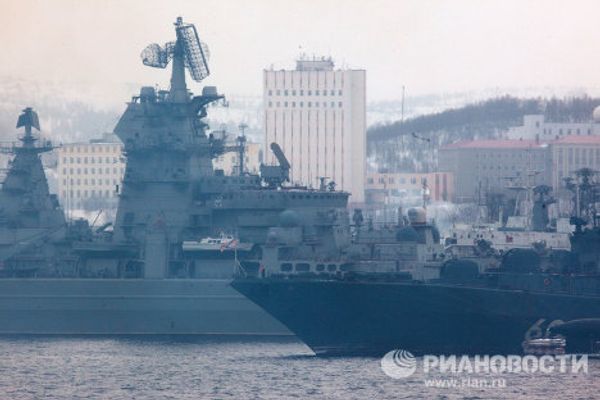 Russian Northern Fleet exercises in Barents Sea Russian Northern Fleet exercises in Barents Sea - Sputnik International