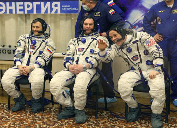 Anniversary launch of new expedition to ISS - Sputnik International
