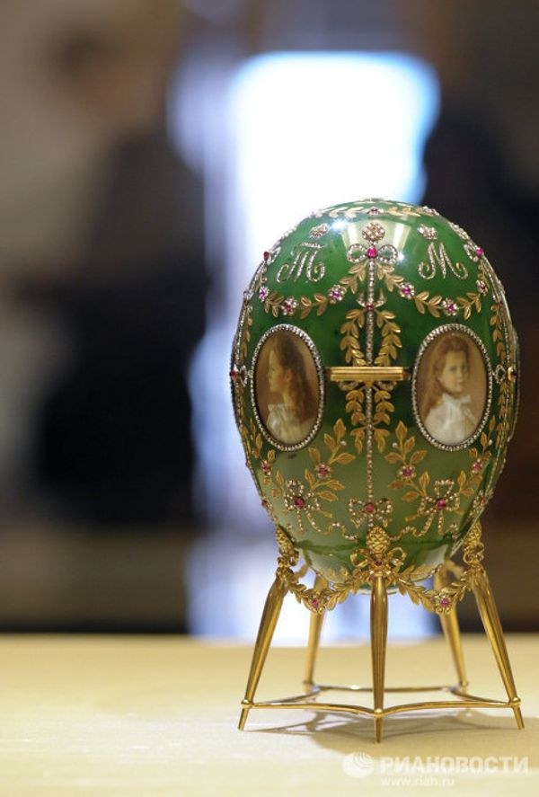 Faberge Easter eggs and a gemstone zoo in the Kremlin - Sputnik International