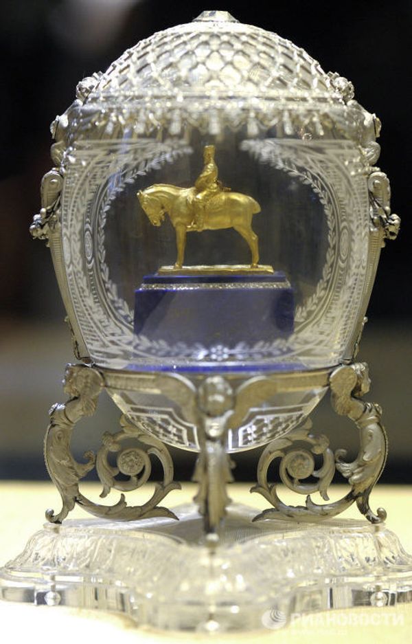 Faberge Easter eggs and a gemstone zoo in the Kremlin - Sputnik International