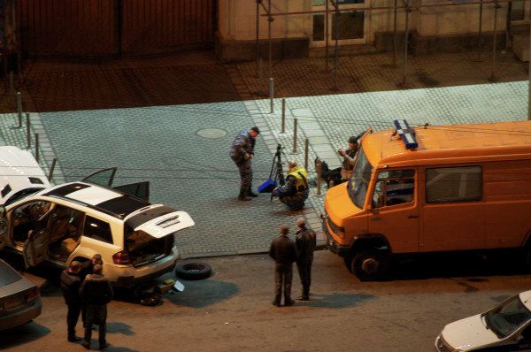 Mercedes car stopped on Kutuzovsky Prospekt - Sputnik International