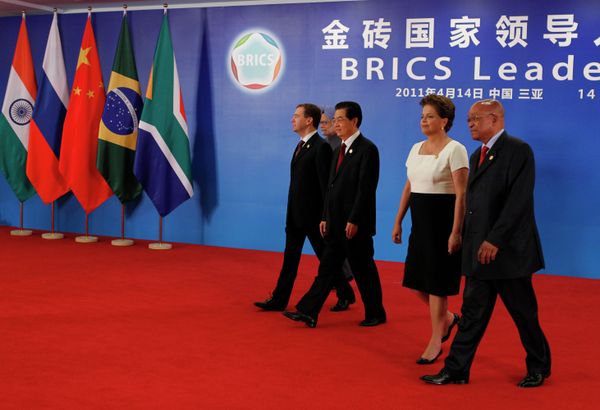 The leaders of the BRICS nations – Russia, China, India, Brazil and South Africa The leaders of the BRICS nations – Russia, China, India, Brazil and South Africa - Sputnik International