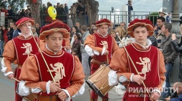 Historical regatta of four ancient maritime republics in Italy - Sputnik International