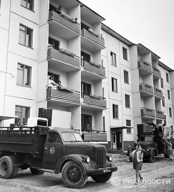 Tashkent after the April 1966 earthquake  - Sputnik International