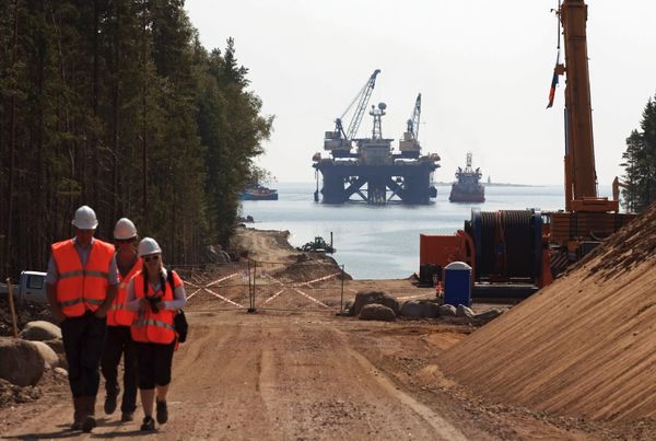 The 1,224-km pipeline is designed to stretch from Russia's Vyborg near the Finnish border to Greifswald on the German coast. - Sputnik International