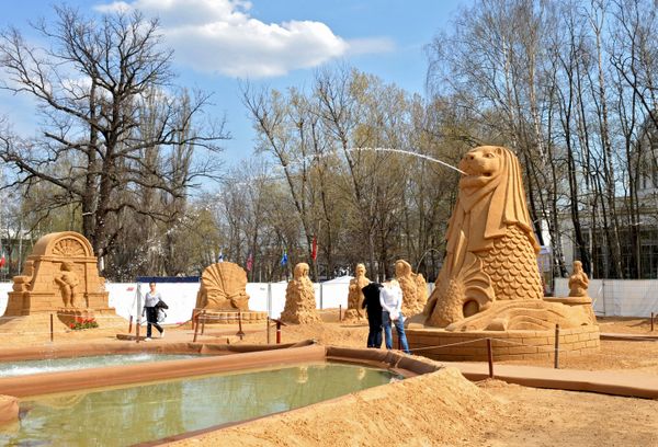 Sand copies of world-famous fountains - Sputnik International