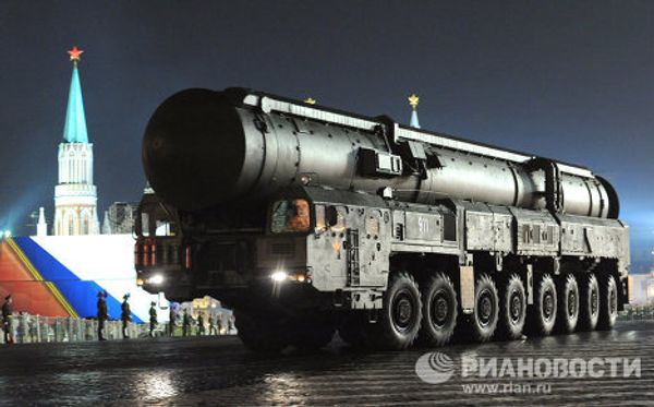 Night rehearsal for Victory Day Parade  - Sputnik International