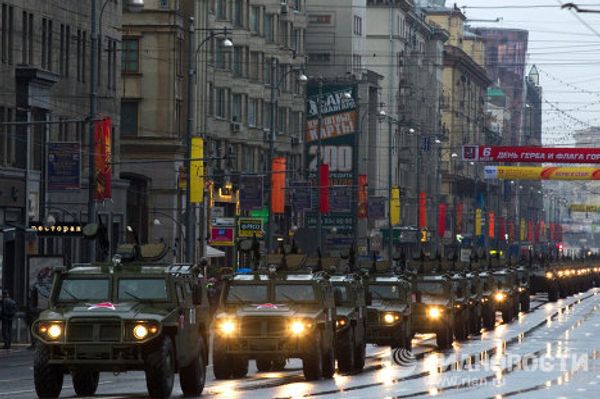 Night rehearsal for Victory Day Parade  - Sputnik International