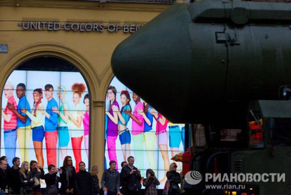 Night rehearsal for Victory Day Parade  - Sputnik International