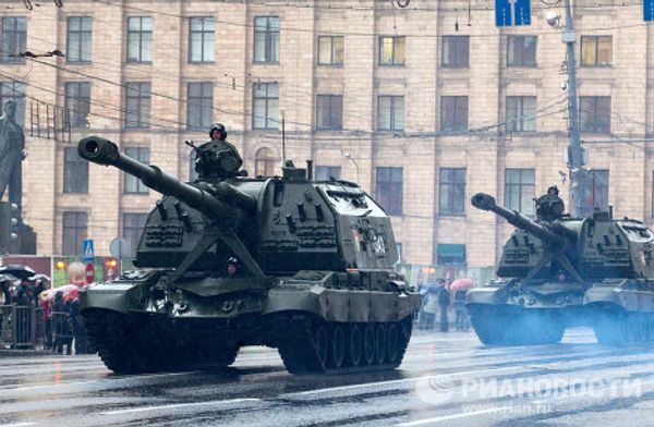 Night rehearsal for Victory Day Parade  - Sputnik International