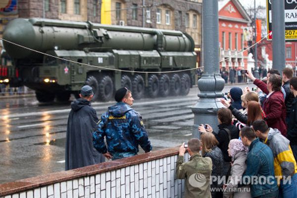 Night rehearsal for Victory Day Parade  - Sputnik International