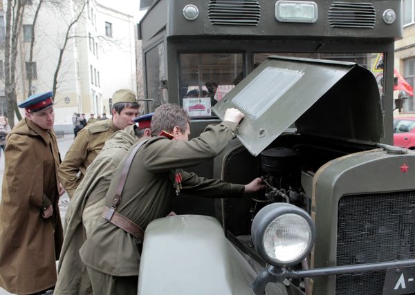 WWII military vehicle show in St. Petersburg - Sputnik International
