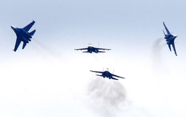 Strizhi aerobatics team marks 20 years in the clouds Strizhi aerobatics team marks 20 years in the clouds - Sputnik International