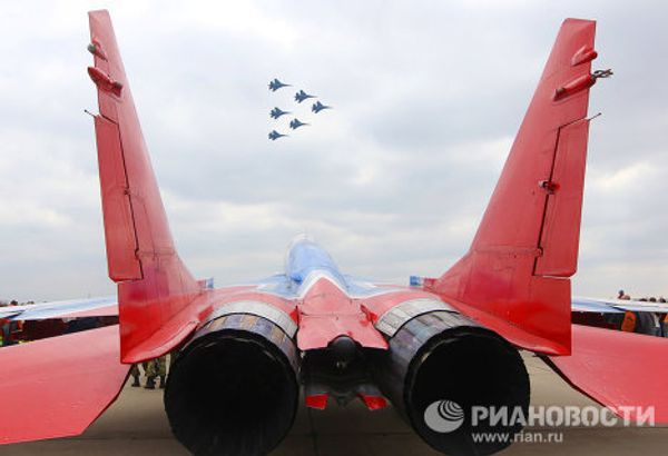 Strizhi aerobatics team marks 20 years in the clouds Strizhi aerobatics team marks 20 years in the clouds - Sputnik International