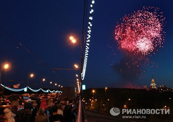 Victory Day fireworks - Sputnik International