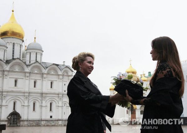 Svetlana Medvedev meets with Mehriban Aliyeva Svetlana Medvedev meets with Mehriban Aliyeva - Sputnik International