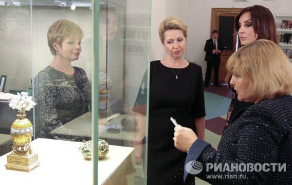 Svetlana Medvedev meets with Mehriban Aliyeva Svetlana Medvedev meets with Mehriban Aliyeva - Sputnik International