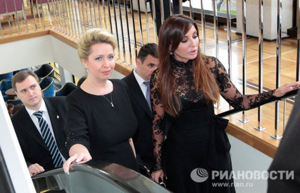 Svetlana Medvedev meets with Mehriban Aliyeva Svetlana Medvedev meets with Mehriban Aliyeva - Sputnik International