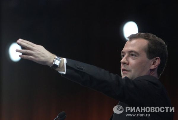 Dmitry Medvedev’s emotions at the president’s biggest ever news conference  - Sputnik International